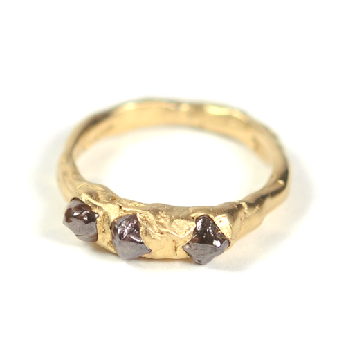 Cave 3 Stone Treasure Ring - Click Image to Close